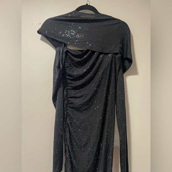 CULT GAIA Kumasi Gown dress with shimmery black - Picture 10 of 15